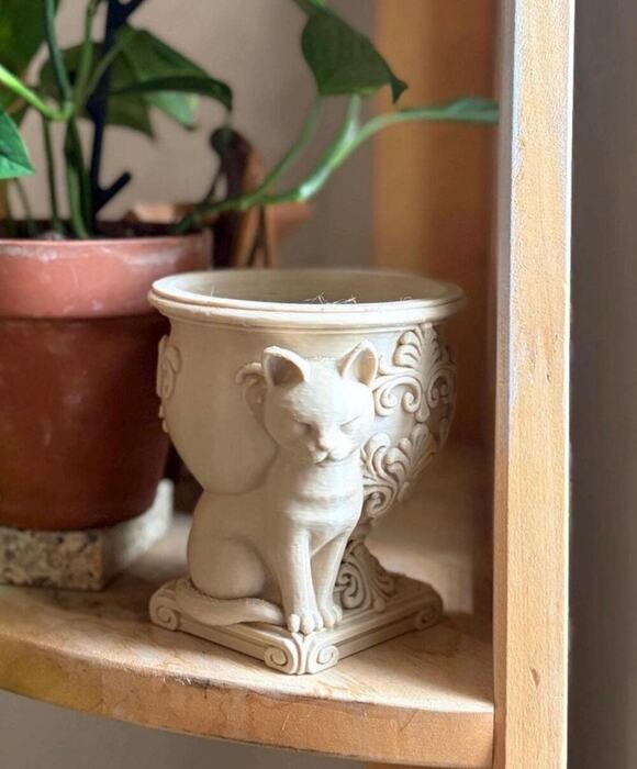 LucyLouCo Other - Cat Planter Pot - For Succulents, + Indoor Plants